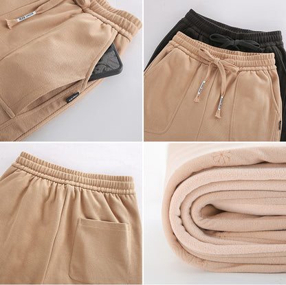 Men And Women Fashionable Warm Down Wadded Trousers