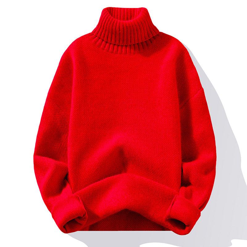Sweater Soft Sweater Men's Slim-fit Thickened Pullover Bottoming Shirt | Nowena