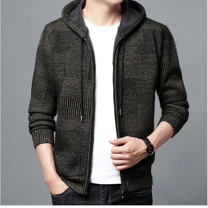 Loose Plus Size Zipper Wool Casual Jacket