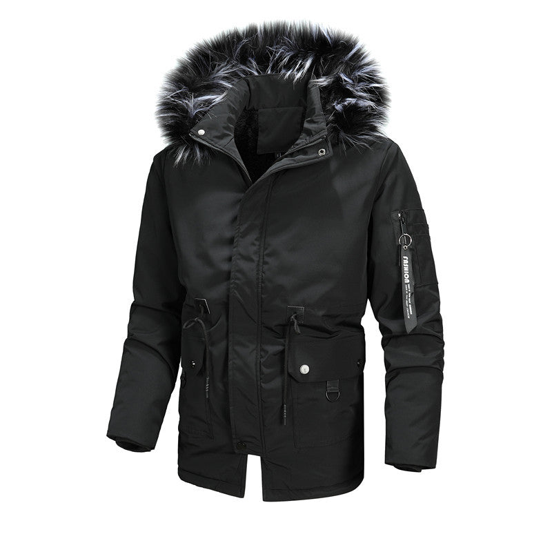 Men's Fashion Casual Zipper Regular Cotton-padded Jacket | Nowena