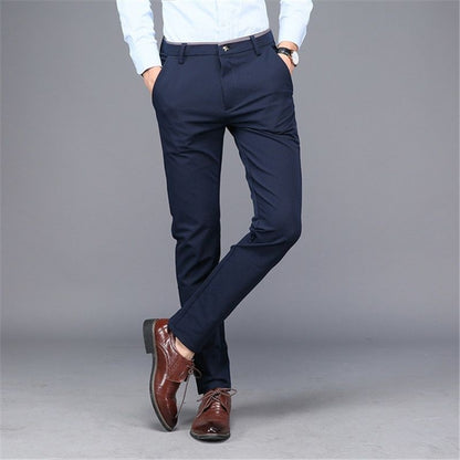 Men’s Casual Formal Slim Fit Business Style Summer Pants