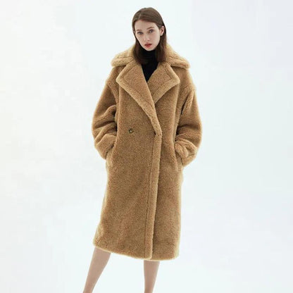 Women's Casual Thick Long Plush Winter Autumn Coat