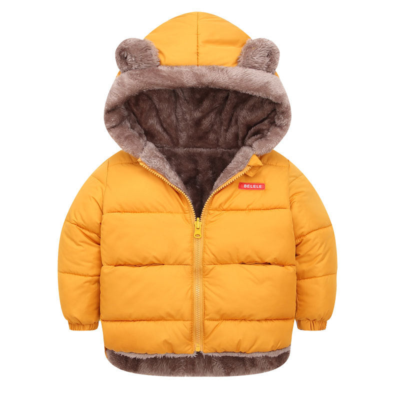 Double-sided Wear Children's Cotton-padded Winter Jacket | Nowena