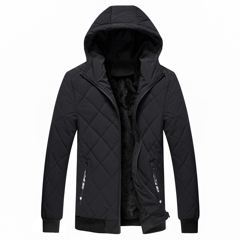 Men's Hooded Thickened Thermal Short Cotton Jacket | Nowena