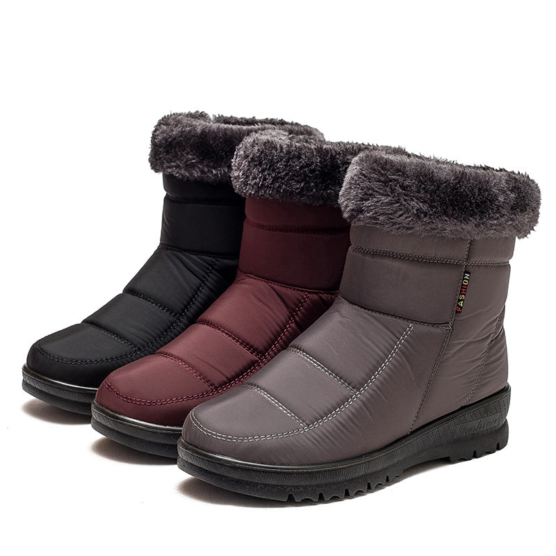 Winter Snow Boots Winter Warm Shoes For Women Low Heel Boots