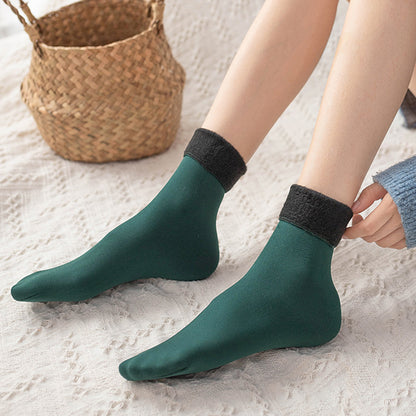 1 or 8 Pair of Autumn And Winter Nylon Plus Velvet Thick Snow Socks | Nowena