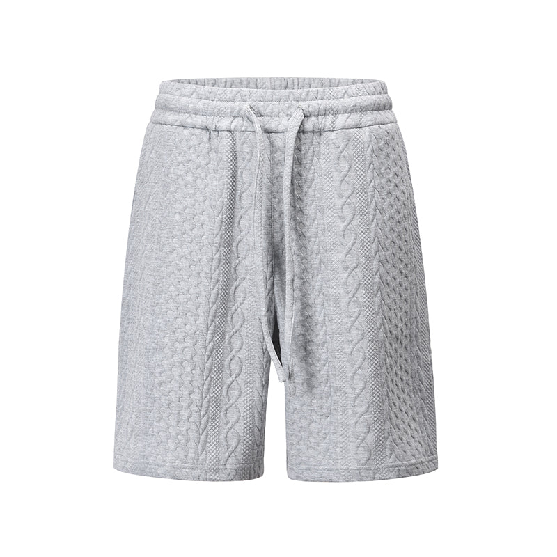 Vintage Loose Knitted Guards Shorts
