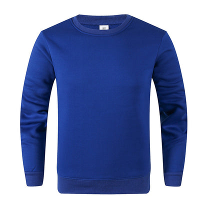 Men's Fashionable Round Neck Long Sleeve Fleece Sweatshirt | Nowena