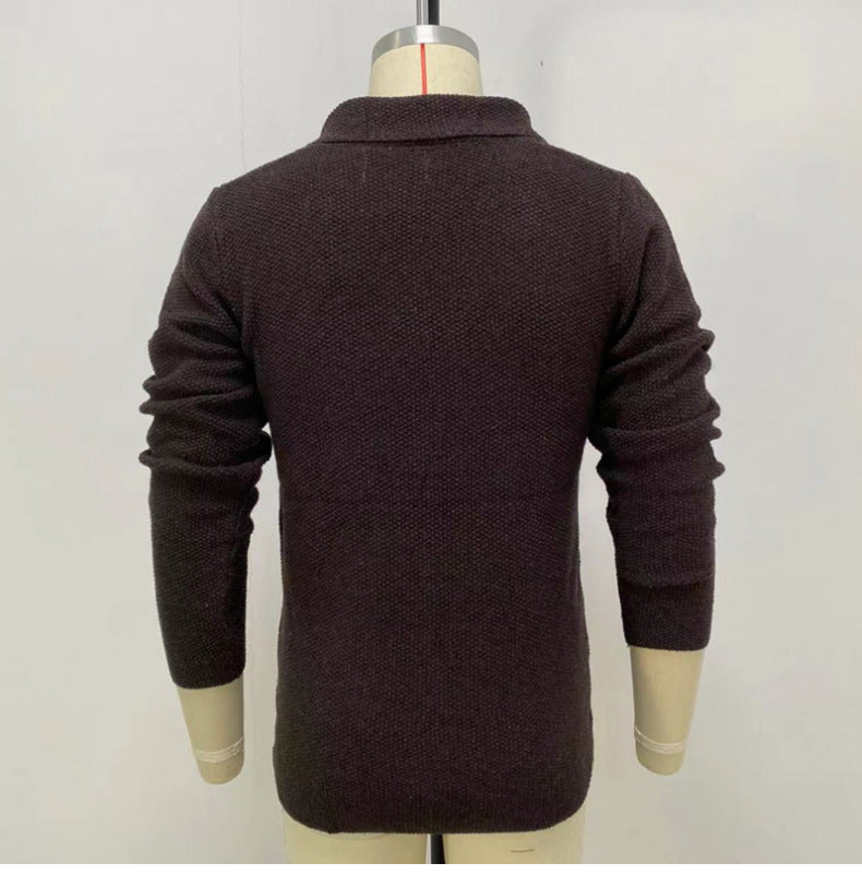 Long Sleeve Woolen Blazer Collar Coat | Nowena