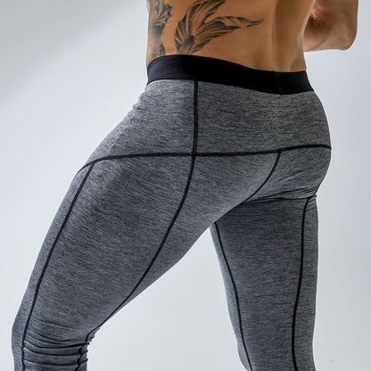 Workout Elastic Tight sports pants for men