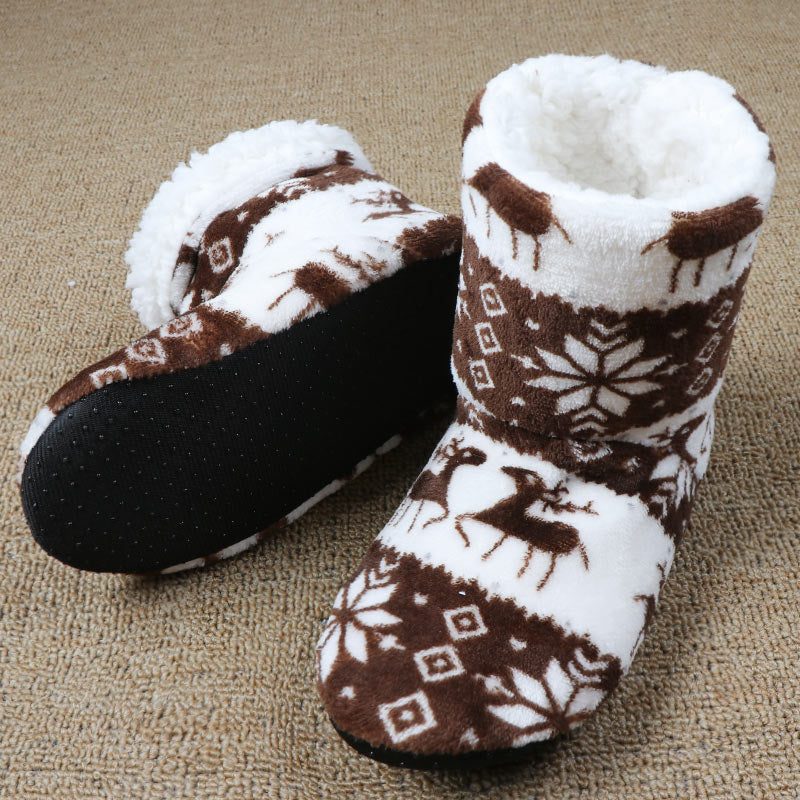 Christmas Elk Indoor Shoes Warmest slippers for cold feet | Nowena