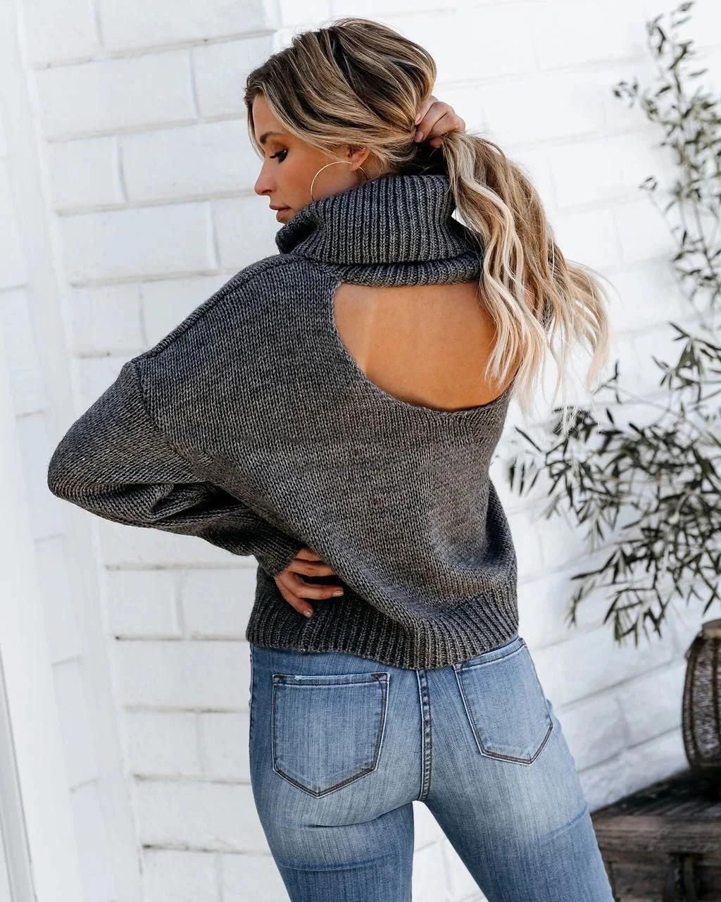 Women's Turtleneck Pullover Sweater