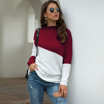 Women's Casual Long-sleeves Knitted Autumn Pullover Sweater | Nowena