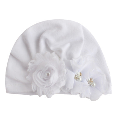 Baby Cute Soft Cotton Sun Flower Plus Head Cap - Nowena