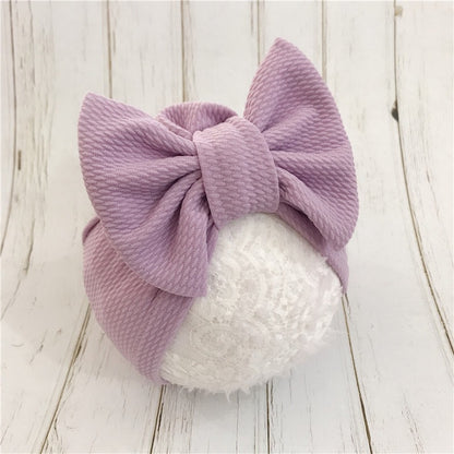 Newborn Baby Spring And Autumn Bow Knot Hat - Nowena