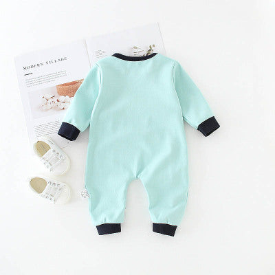 Baby boy romper and baby girl  romper  one-piece long sleeve cotton baby rompers - Nowena