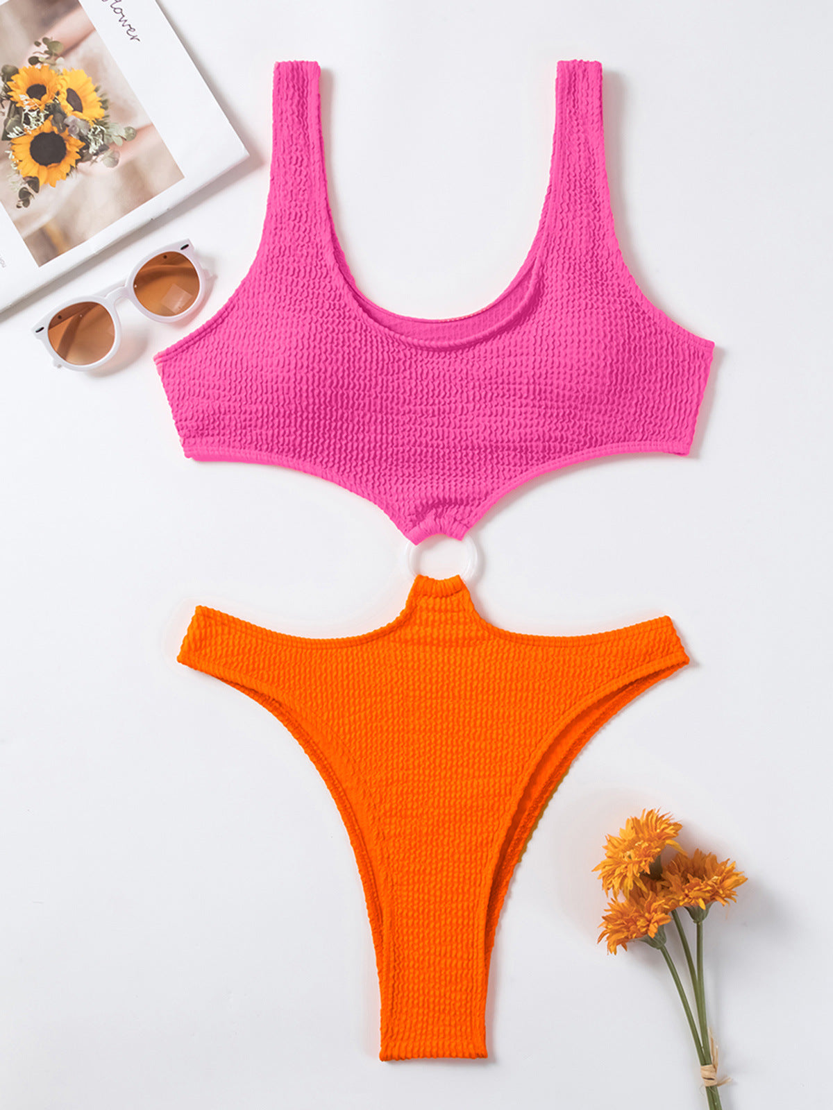 Women In One Piece Tight Fashion Swimsuit