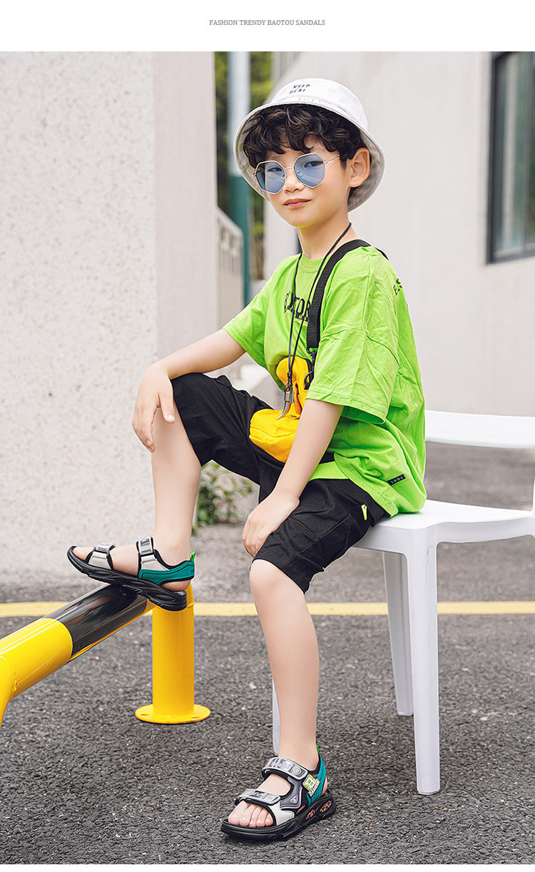 Boy's Casual New Anti-Slip Fashion Beach Summer boys sandals - Nowena