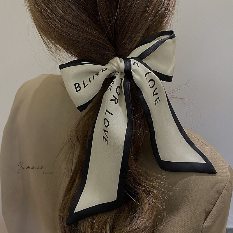 Women's Simple French Elegant Retro Hair Tie Ribbon | Nowena