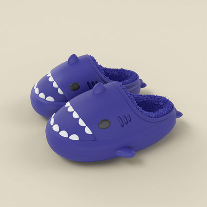 Kids Cute Baby Shark Waterproof Warm Home Slippers - Nowena