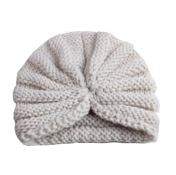 Baby Knitted Soft Solid Color Wool Cap Accessories - Nowena