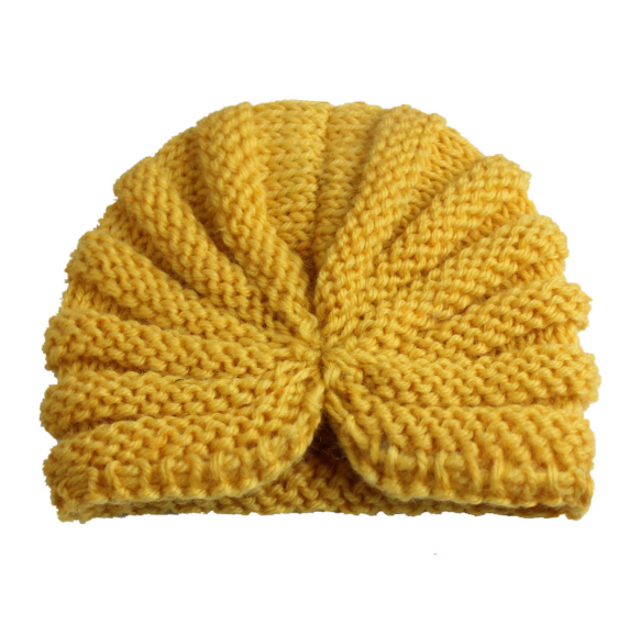 Baby Knitted Soft Solid Color Wool Cap Accessories - Nowena