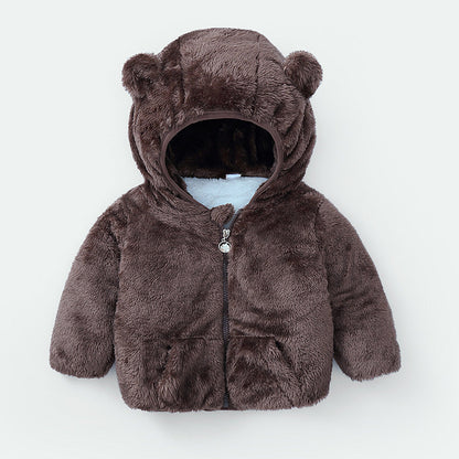 Winter cotton padded baby boy jacket and baby girl jacket - Nowena