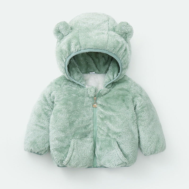 Winter cotton padded baby boy jacket and baby girl jacket - Nowena