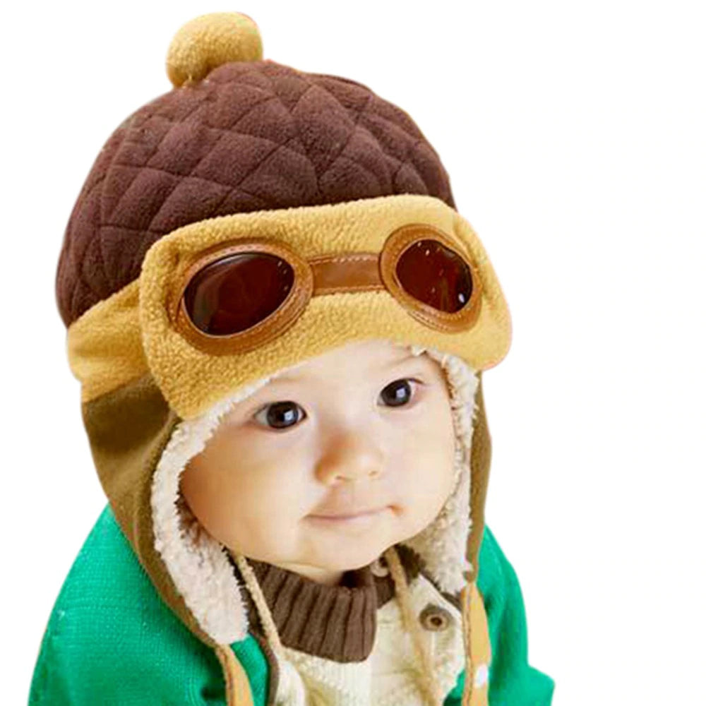 Unisex Kids Infant Winter Pilot Aviator Cap - Nowena