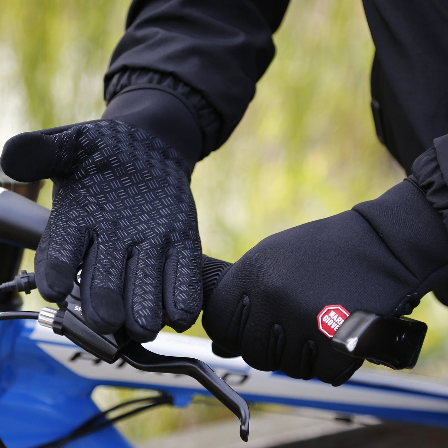 Unisex Sport Warm Anti Skid Cycling and Skiing Velvet Gloves - Nowena