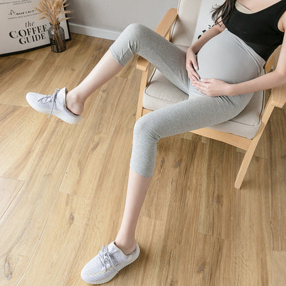 Women Thin Maternity Cropped Trousers - Nowena