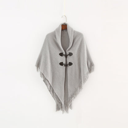Women's Long Sleeveless Winter Loose Knitted Magic Shawl Cardigan Nowena