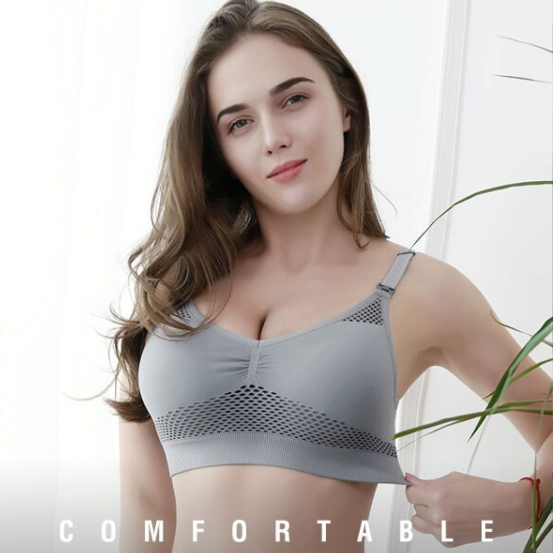 Women's Maternity Underwear Comfortable Breathable Mesh Nursing Bra Nowena