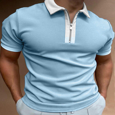 Men's Casual Short-Sleeved Summer Polo Shirt - Nowena